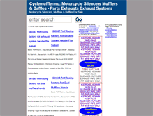 Tablet Screenshot of cyclemufflermo.com